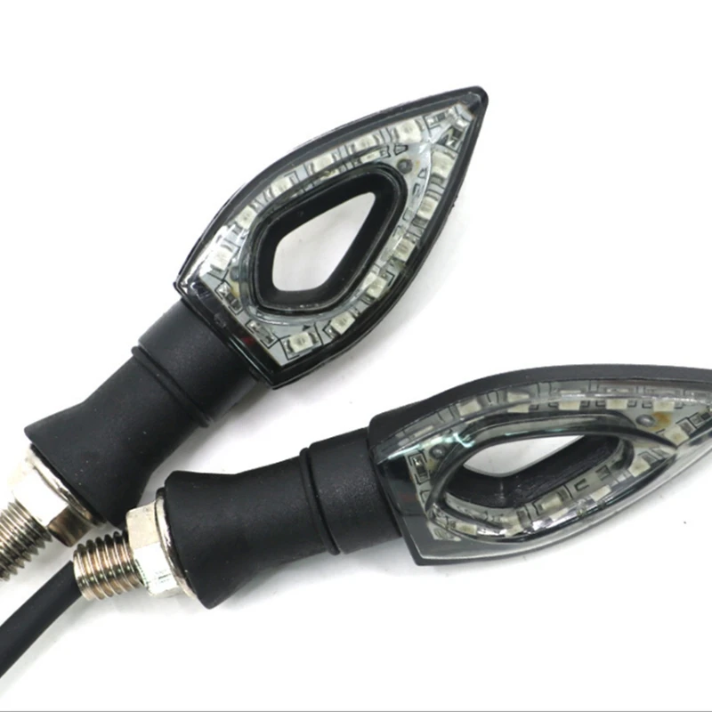 Undoeve 2pcs Motorcycle LED Indicators Turn Signal Light Blinker Marker for Yamaha R1 R6 FZ6 FZ1 FZ FJR Fazer XT WR TT-R |