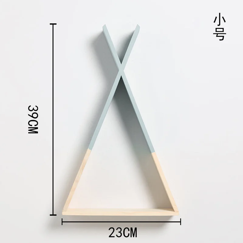 small grey color X подвесной держатель доска книга Рождественский подарок Скандинавская деревянная настенная вешалка украшение для детской фотографии дома ремесло DIY INS - Цвет: small grey color
