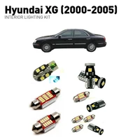 led interior lights for hyundai xg 2000 2005 11pc led lights for cars lighting kit automotive bulbs canbus