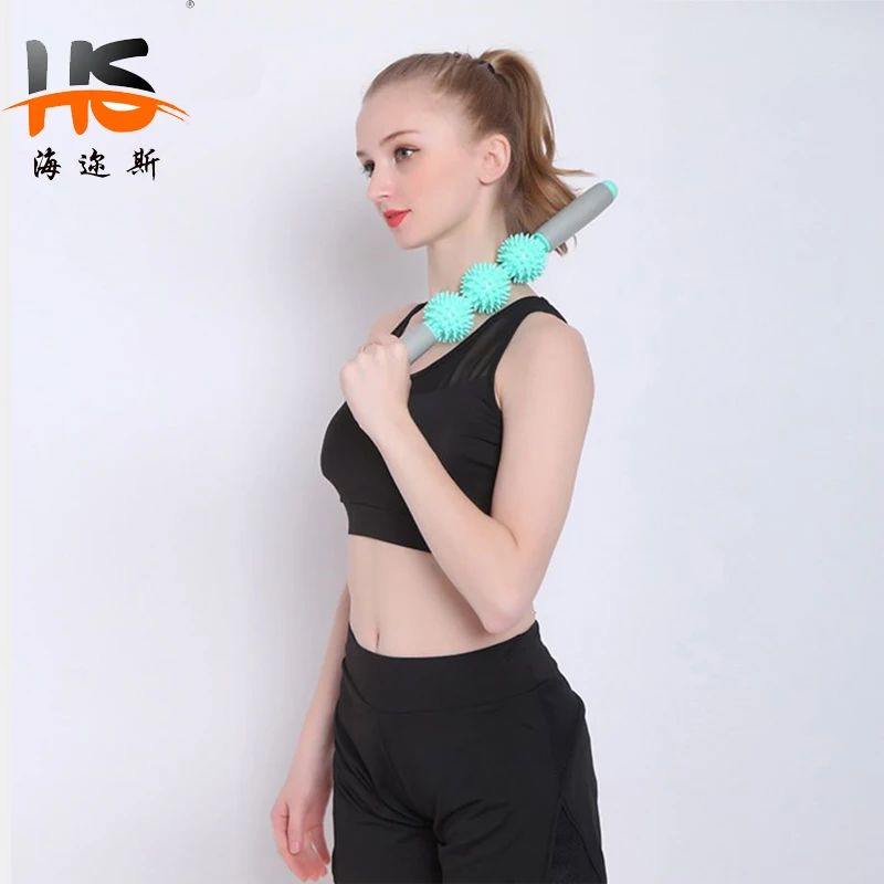 Новый полный массаж тела фитнес мяч расслабляющие мышцы с колесом балон здоровья