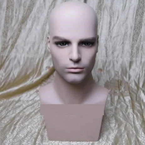 Мужские манекены CAMMITEVER из стекловолокна тренировочная голова мужской манекен