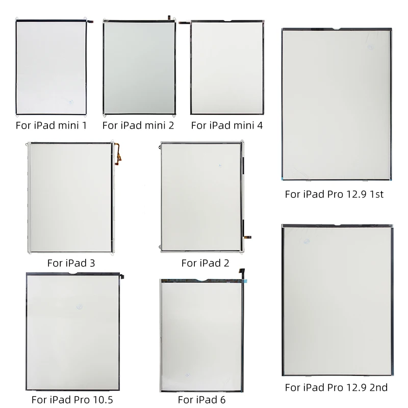 Пленка для подсветки жк экрана планшета запасные части ipad 2 3 Air Pro 10 5 дюйма 12 9 mini 1