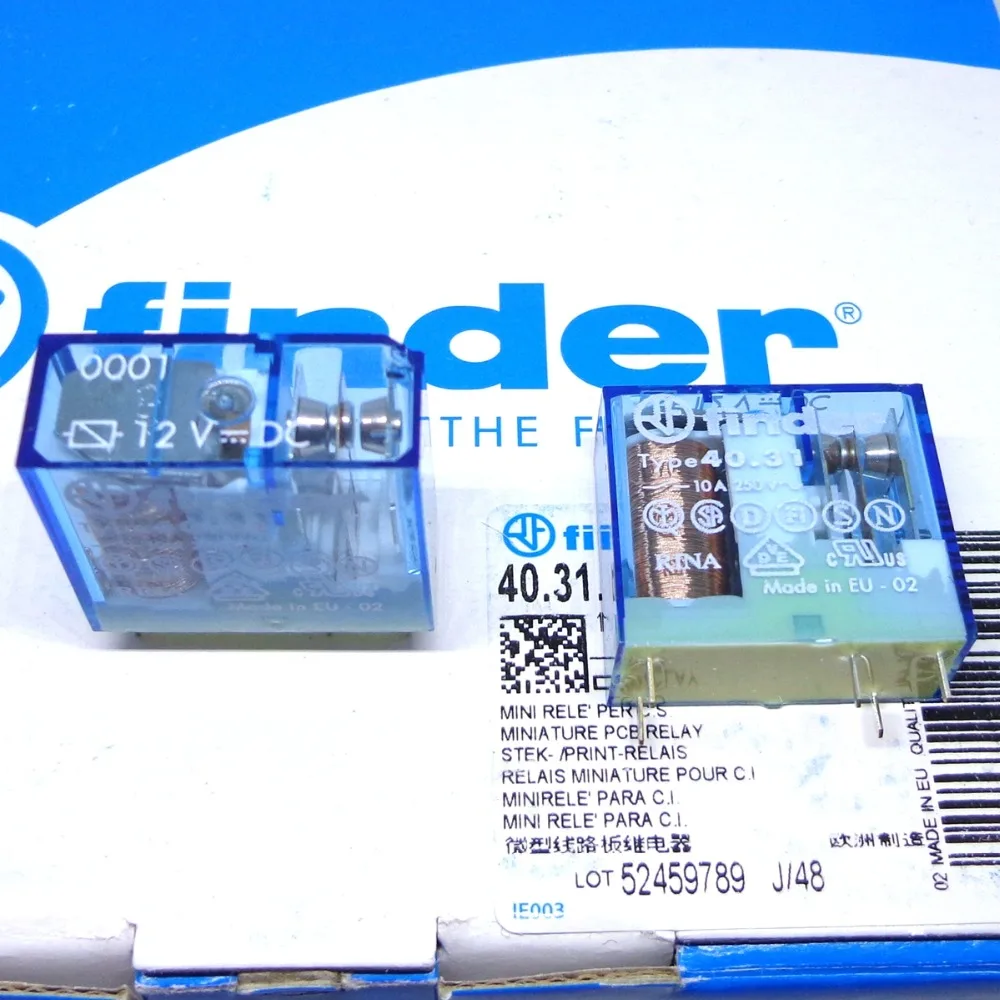 

finder relay 40.31 12VDC 40.31.9.012.0001 10A Brand new and original
