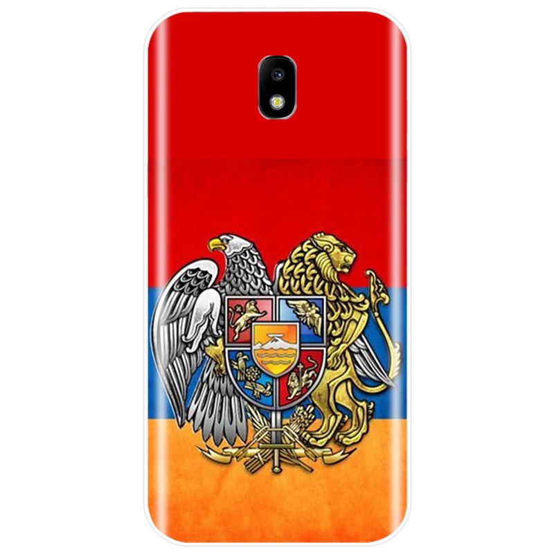 Армения Флаг России герб крышка ТПУ чехол для телефона для samsung Galaxy J3 J4 J6 J8 J3 J5 J7 J5 J7 J3PRO J7 плюс