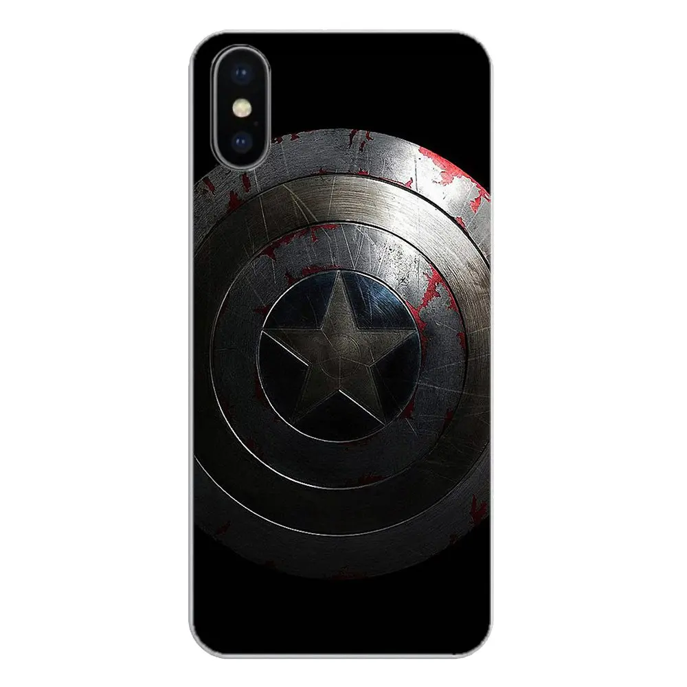 Captain America Shield For Huawei Honor 7X V10 6C V9 6A Play 9 Mate 10 Pro Y7 Y5 P8 P10 Lite Plus GR5 2017 Silicone Phone Covers |