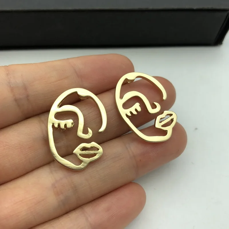 F. J4Z новые серьги из камня в стиле барокко женские модные с подвеской виде