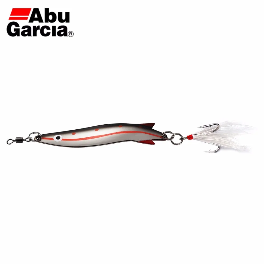 Abu Garcia бренд Тоби стиль S/RL серебристо красный цвет ложка рыболовная приманка для