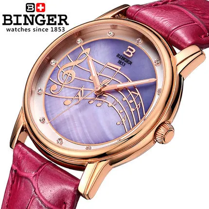 Best качество счетчики Бингер бренд кварцевые часы Простой Симпатичные Модные