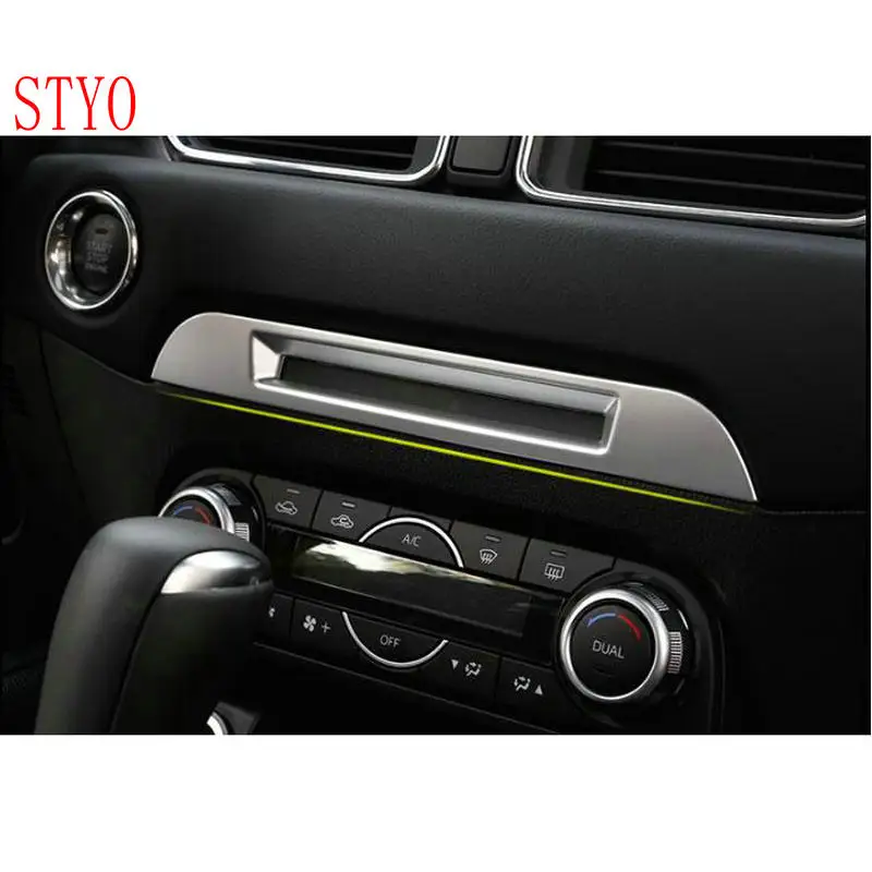 

STYO Car ABS Center Console Upper Stripe Cover Trim For Mazdas CX-5 CX5 2nd Gen 2017 2018