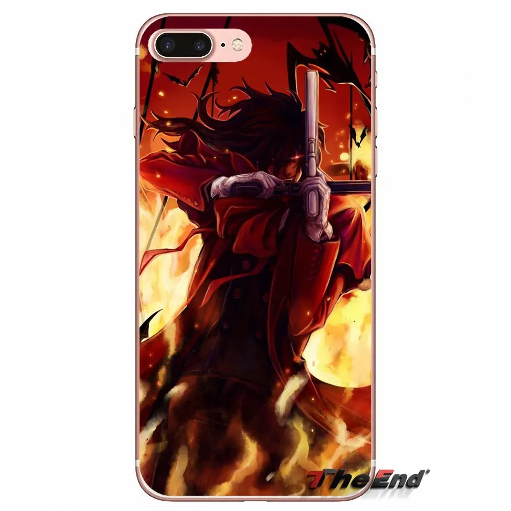 Аниме ужас Хеллсинг Алукард Fan art Case для Sony Xperia Z Z1 Z2 Z3 Z5 compact M2 M4 M5 E3 T3 XA Aqua LG G4 G5 G3 G2 Mini