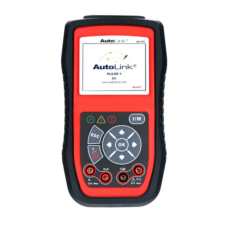 Оригинал Autel Автоссылка AL539B OBDII Code Reader &amp Электрические Инструмент Тестирования с