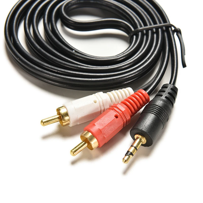 2 портный Dual адаптер соединителя гнезда типа RCA кабель стерео аудио сплиттер 1 5 м