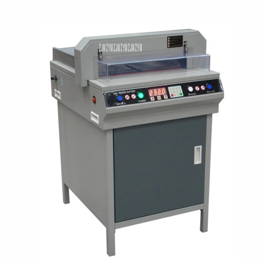 

450VS+ 220V/110V 750W Full Automatic Electric Paper Cutting Machine Paper Trimmer Cutter CNC Push Automatic Press Cut Device