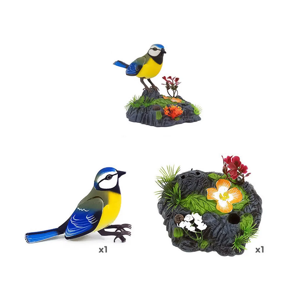 Моделирование Птица игрушка пение Chirping для птиц Голосовое управление