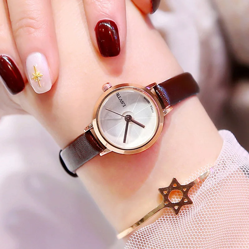 

2020 Hot Sales Red Watches Women Bracelet Minimalist Small Leather Ladies WristWatch Luxury Dress Women Quartz Clock Dropshiping