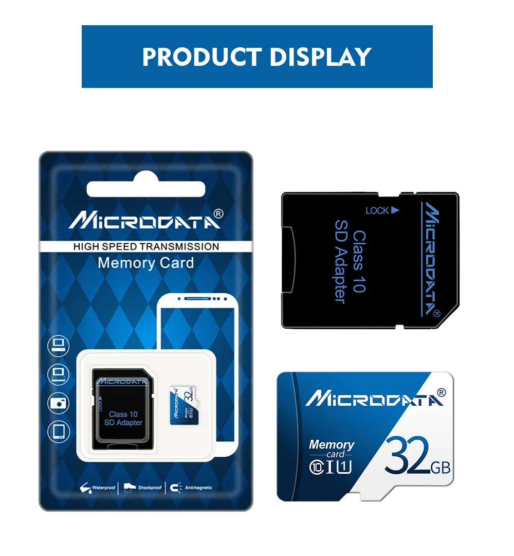 Высококачественная карта памяти Micro SD, класс 10, TF карта Microsd, 64 ГБ, 32 ГБ, 16 ГБ, 8 ГБ, внешний флеш-накопитель, флэш-диск памяти