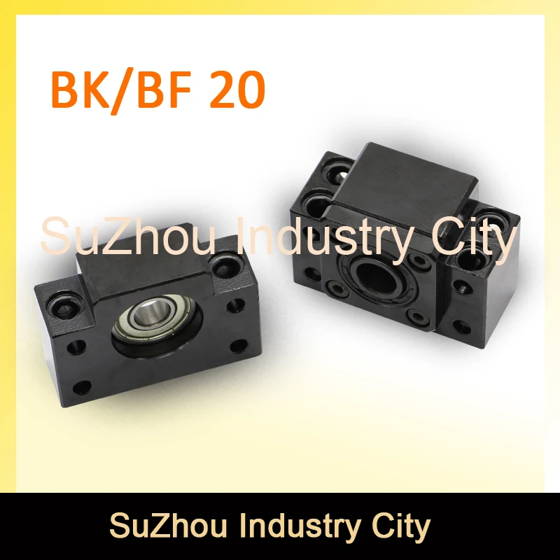 

BK 20 + BF 20 Ball Screw SFU2505/2510 End Machine Support BK 20 + BF 20 CNC parts BK/BF20 bracket