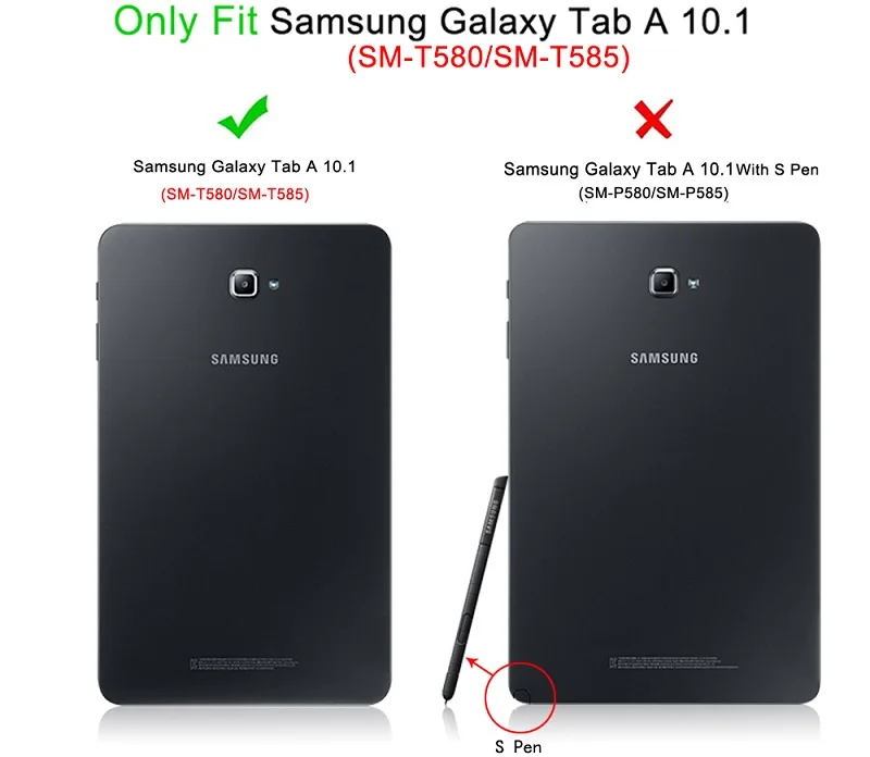 MingShore Tab A6 10 1 тканевые Чехлы для Samsung Galaxy A дюймов 2016 SM T580 T585 Прочный противоударный