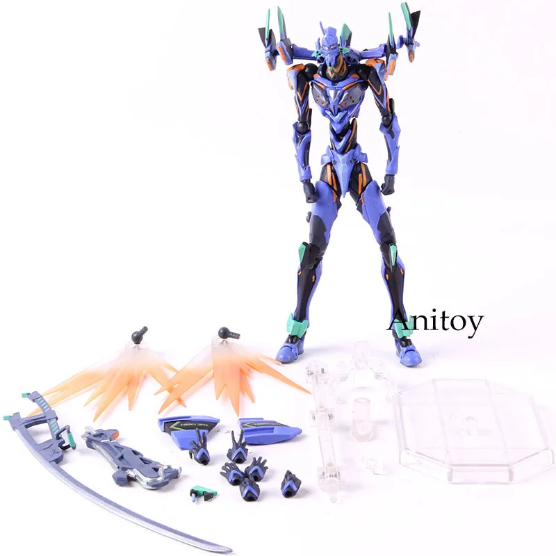 without retail box Yamaguchi Evangelion Evolution EVA Аниме фигурки EVA 01 окончательная модель Фигурка Евангелион ПВХ Коллекционная модель игрушки - Цвет: without retail box