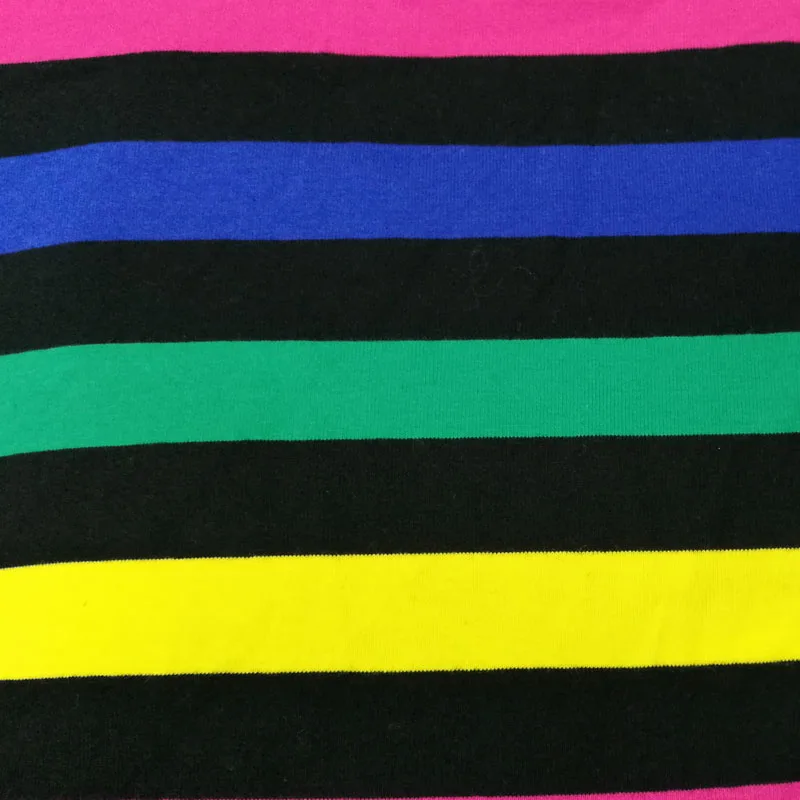 Осенью новый личности в радужную полоску кофты Batwing Длинные рукава свободные