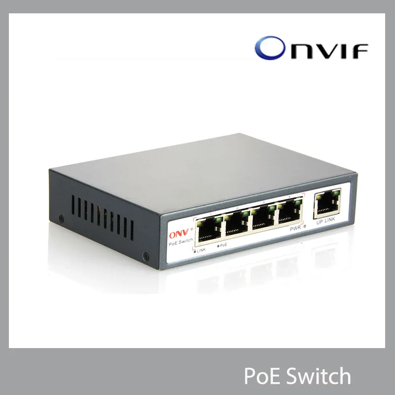 IP Камера 5 Порты и разъёмы с 4 AF POE безопасности 1 uplink Мощность over ethernet switch для