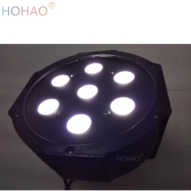 SlimPar Quad 7 шт. X 12 Вт RGBW 4IN1 Led-Телевизор с номинальной может огни мини-DJ этап Par