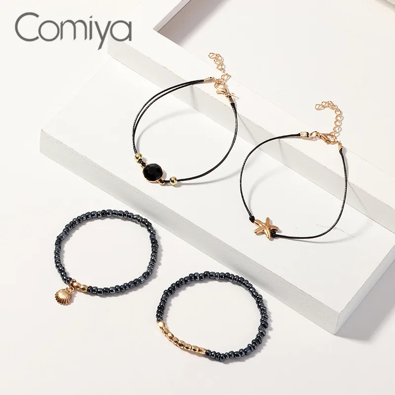 Comiya цинковые технические наборы для женщин ракушки Seastar Подвески корейский