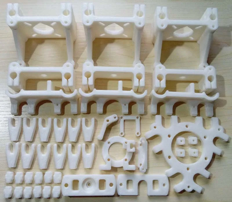 Детали для 3D-принтера blueDIY Delta Rostock пластик пла полный комплект цветной