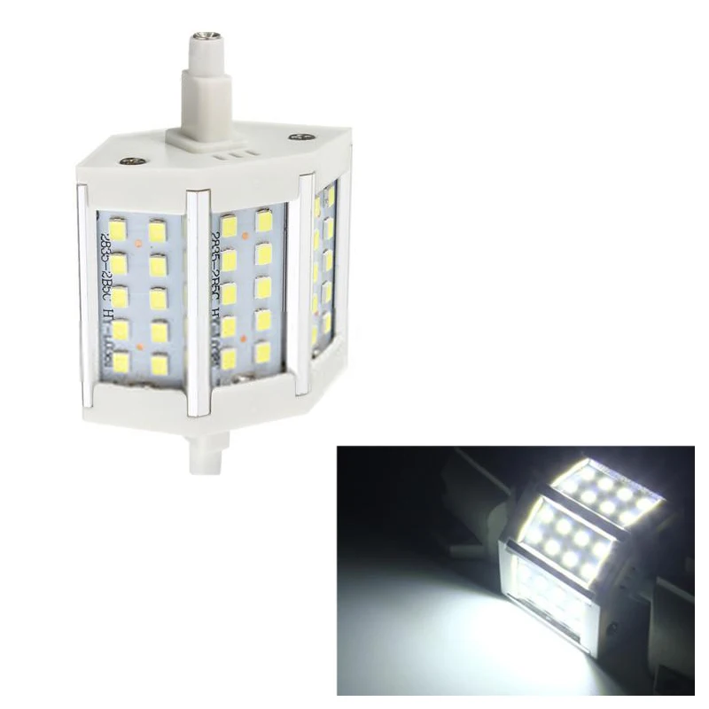 

DSHA Hot Sale R7S 15W 30 SMD 78Mm 2835 SMD LED Bulb Light Dimmable Pure White