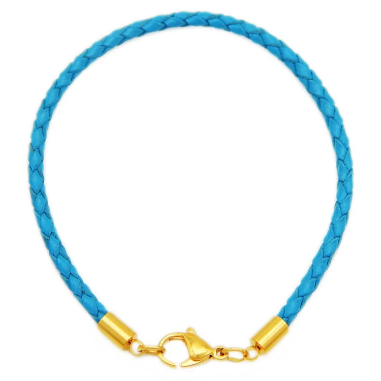 Stainless Steel Jewelry Clasps Connectors 1-6mm Round Leather Rope Cord Ends Cap with Lobster Clasp Buckle DIY Findings | Украшения и