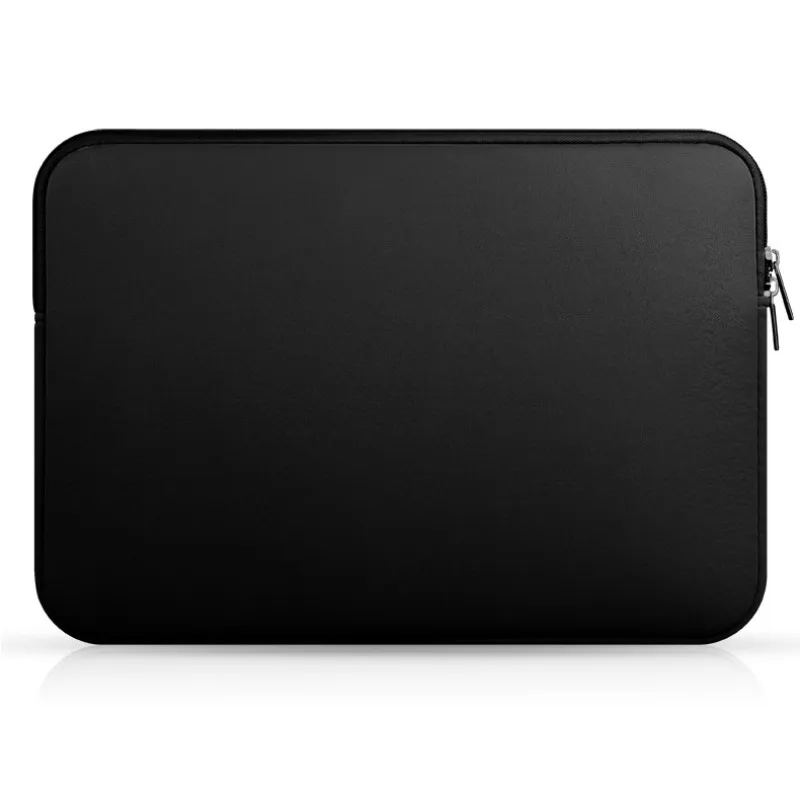 Черный Чехол на молнии для ноутбука Macbook AIR PRO retina 1" 12" 1" 14" 1" 15,6 дюймов Сумка для ноутбука - Цвет: Черный