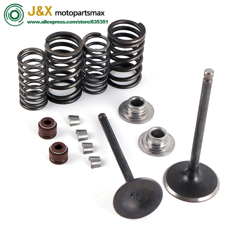 High Quality GY6 125cc Scooter Moped Engine INTAKE EXHAUST Valves Set 152QMI | Автомобили и мотоциклы