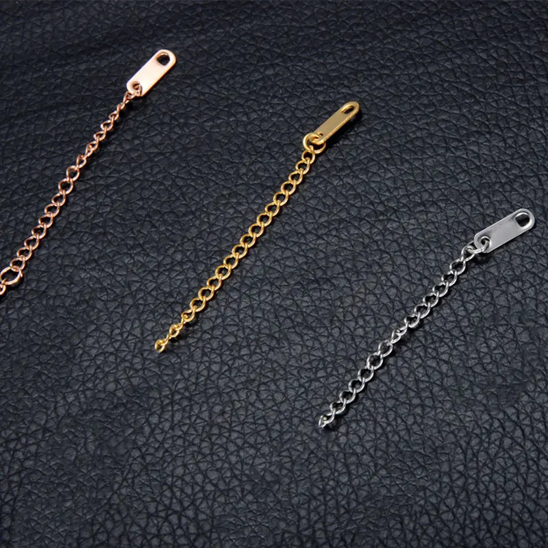 Цепочка удлинитель для браслета длина 50 мм 10 шт./лот|extension chain|necklace extension chainnecklace |