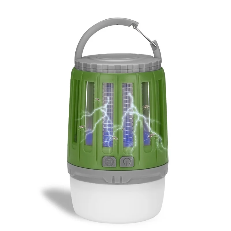 Green Многофункциональный бесшумный светодиодный светильник usb зарядка от комаров лампа Ловушка-Отпугиватель насекомых для дома сада кемпинга на открытом воздухе - Цвет: Green