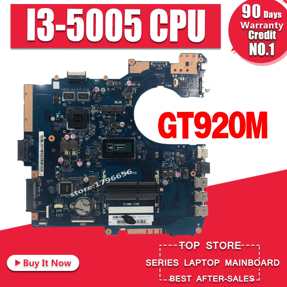 

Материнская плата SAMXINNO P552LA For Asus P552 P552L P552LA P552LJ, материнская плата для ноутбука, 100% протестированная с I3-5005 процессором GT920M 2GB