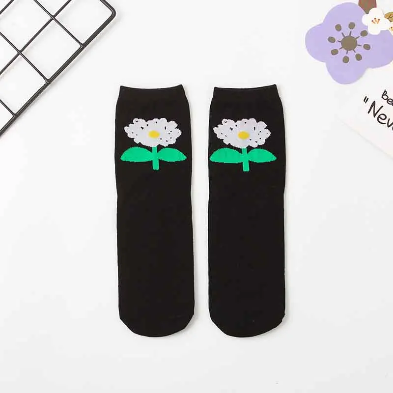 Женские хлопковые носки EIOISAPRA с рисунками из мультфильмов 4 цвета | Женская одежда