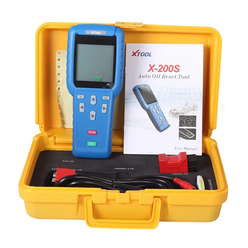 100% Оригинальный X-200S Xtool X200S сканер Профессиональный OBD2 кода X200 OBDII масло сканера