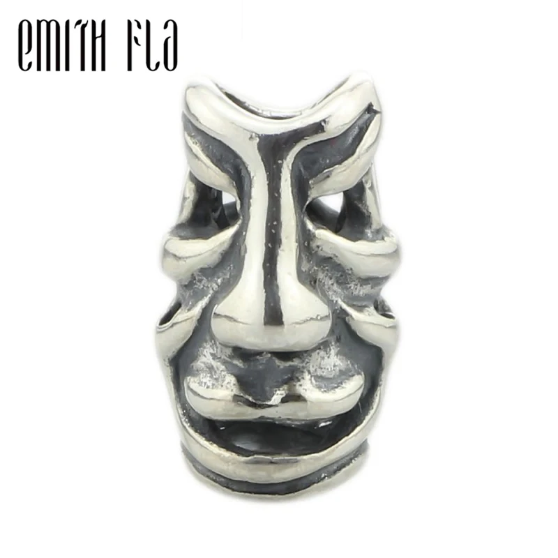 Emith Fla 925 серебро Новая форма маски Шарм бусины подходят для европейского бренда