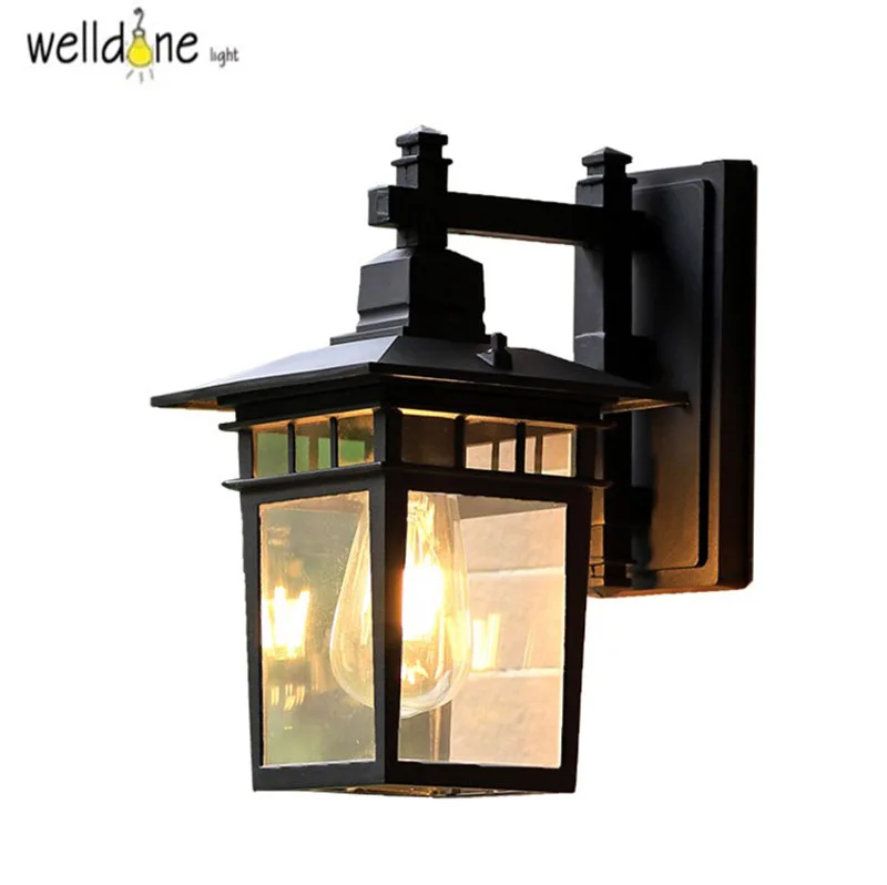 

Hot popular retro outdoor wall light favorable europe villa sconce lamp waterproof exterior garden doorway lighting