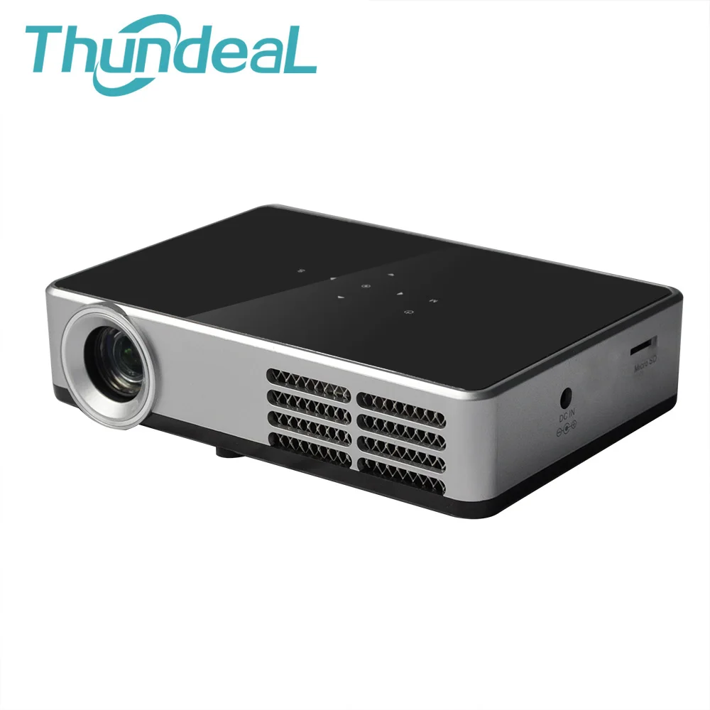 ThundeaL затвор активный 3D DLP проектор DLP-600W DLP900W Android 6,0 WiFi Bluetooth 450Ansi Lumen HD 3D видео мини-проектор HD - Цвет: DLP600W