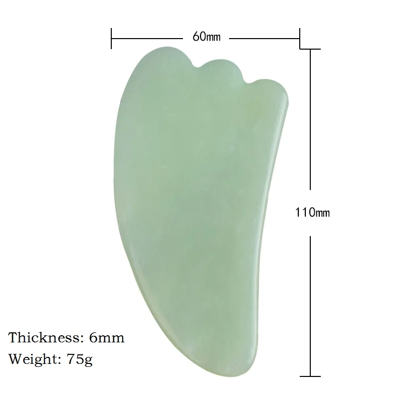 Массажер для лица Xiuyan Jade Gua Sha массажер ухода за здоровьем с кристаллами массажа