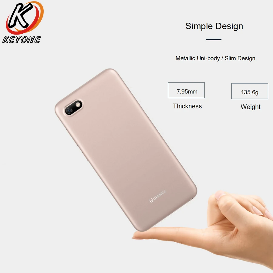 Фирменная Новинка Gionee F205 4 г LTE мобильный телефон 5 45 дюймов 2 ГБ Оперативная память