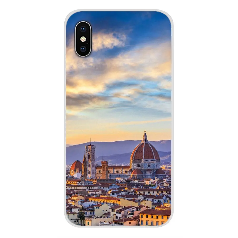 Для Apple iPhone X XR XS MAX 4 4S 5 5S 5C SE 6 6S 7 8 Plus ipod touch Italy landscape мягкие прозрачные