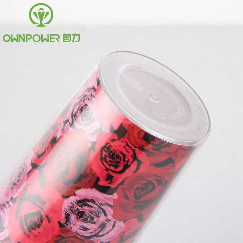 OWNPOWER бутылки для воды соломенные пластиковые прозрачные портативные Цветочные