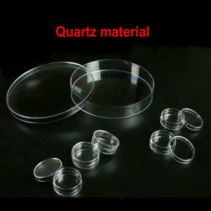 

Цельная 60/75/90/100 мм кварцевая стеклянная чаша Петри с крышкой/кварцевая тарелка, лабораторная стеклянная посуда