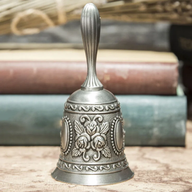 Ручной Колокольчик для животных тренировочный колокольчик винтажный Резной