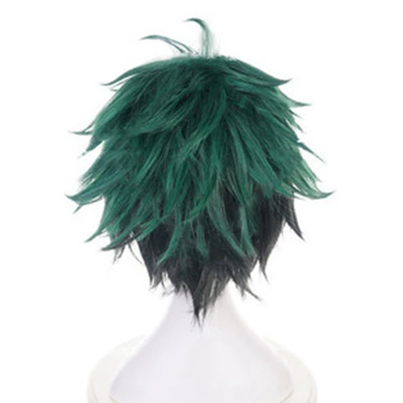 Мой Boku no Hero Academy izku Midoriya короткий зеленый черный термостойкий косплей костюм парик