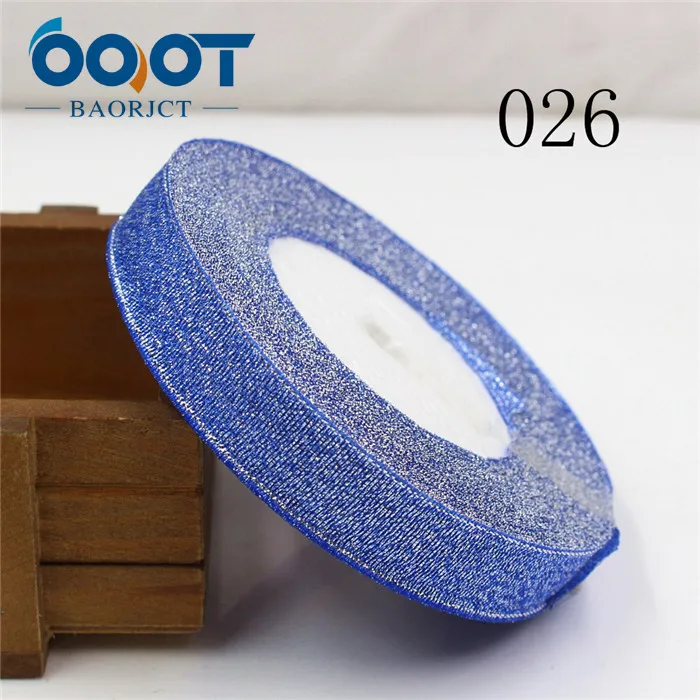 OOOT BAORJCT 1710181,15 мм 33 цвет дополнительно 25 ярдов Зеленый луковая лента, свадебное платье ленты, подарочная упаковка, DIY ручной материал - Цвет: 026