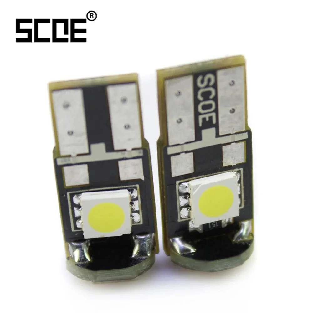 SCOE автомобильный Стайлинг 2x3SMD светодиодный светильник для номерного знака Лампа источник для Citroen C2 C4 C5 Elysee Picasso EX Кристалл синий теплый белый