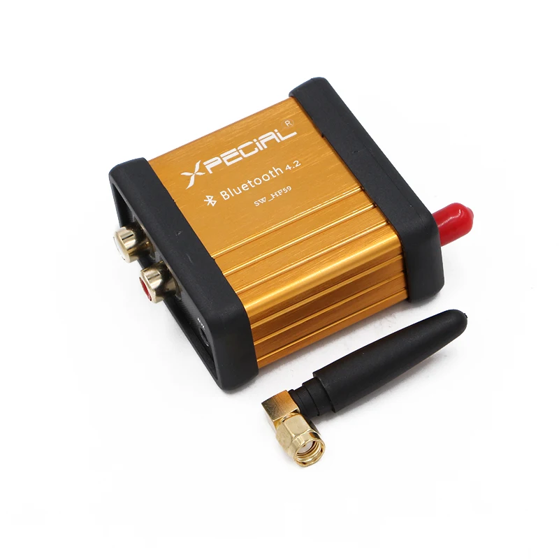 HIFI-класс Bluetooth 4,2 аудио приемник усилитель автомобиля стерео изменить поддержку APTX низкая задержка золотой bluetooth громкой связи автомобильный комплект